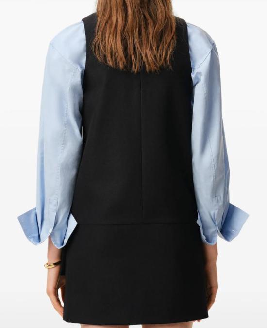 26SS 아미 뉴 울 벨티드 미니 드레스 FDR641WV0195 001 NOIR - AMI