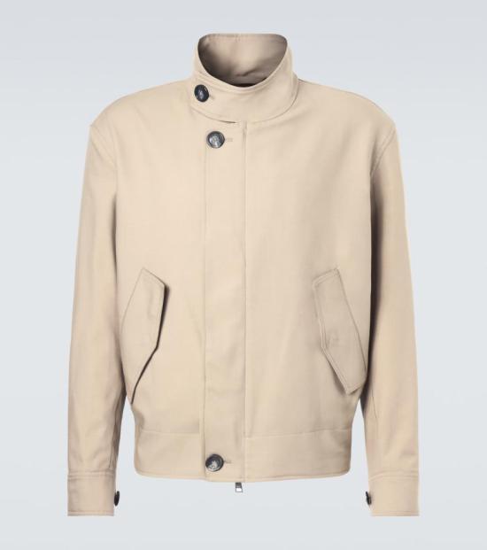 26SS 아미 베이지 뉴 울 해링턴 자켓 HJK876WV0194 A036 BEIGETAUPE