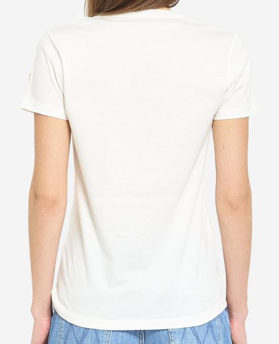 26SS 몽클레어 반팔 티셔츠 L10938C73200V8058 033 NATURAL - MONCLER