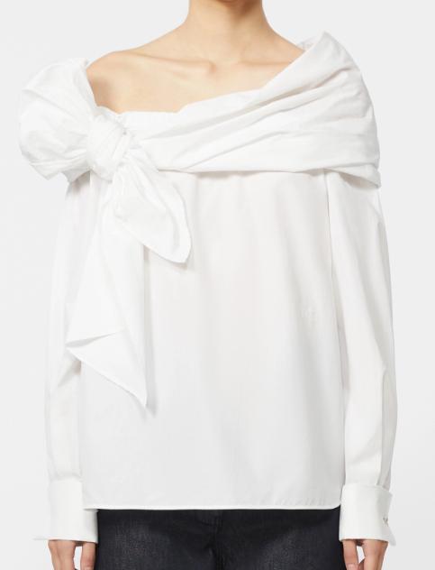 26SS 막스마라 쿠르보네 블라우스 2611111121600MXMCURV 001 BIANCO OTTICO - MAX MARA