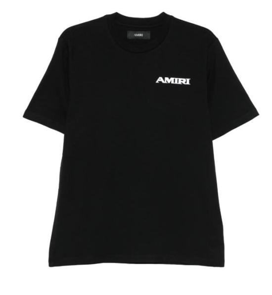 26SS 아미리 반팔 티셔츠 AMTOJR1041 001 BLACK