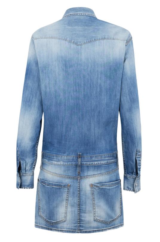 26SS 디스퀘어드2 데님 원피스 S72CV0739S30341 470 NAVY BLUE - DSQUARED2