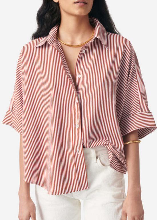  바네사브루노 셔츠 바네사 브루노 바비 셔츠 카라멜 - VANESSA BRUNO