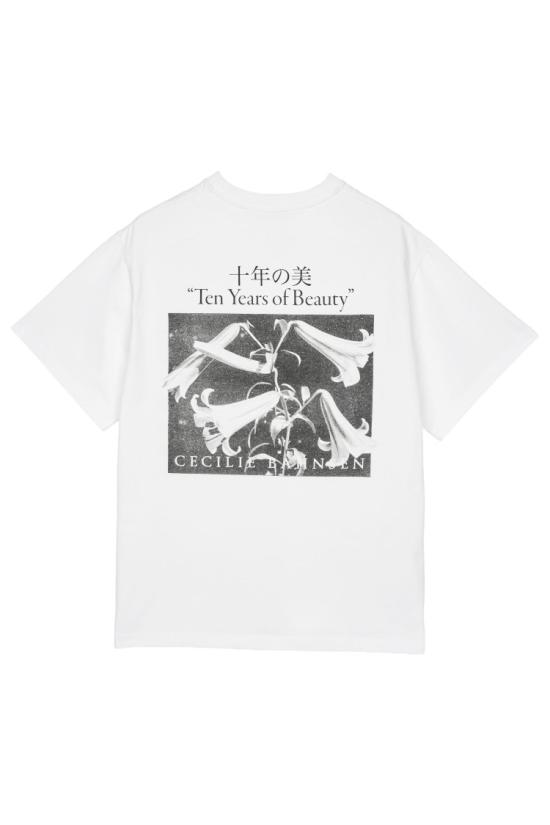 26SS 세실리아 반센 반팔 티셔츠 26RTW19002WHITEBLACK White - CECILIE BAHNSEN