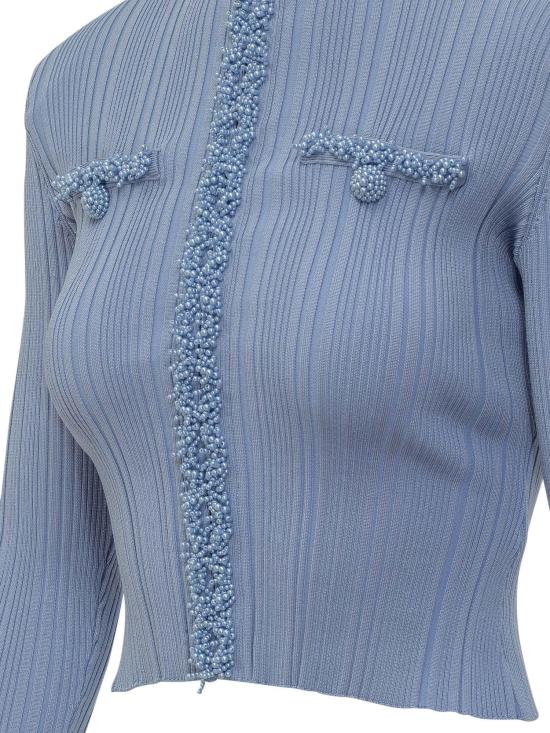 26SS 셀프 포트레이트 가디건 RS26555CBLBLUE - SELF PORTRAIT