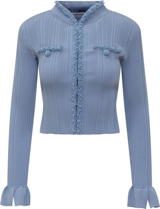26SS 셀프 포트레이트 가디건 RS26555CBLBLUE