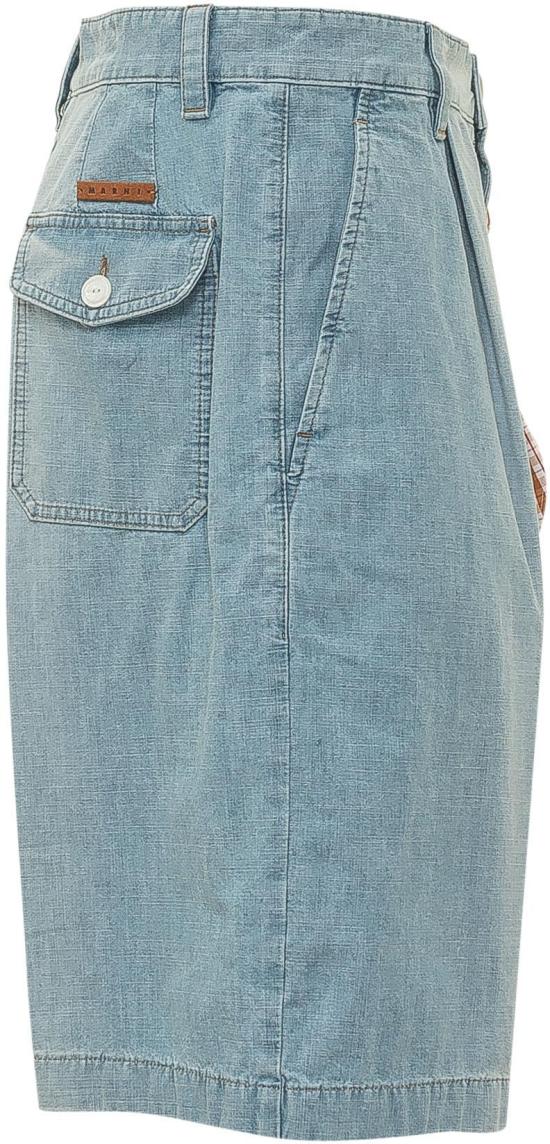 26SS 마르니 데님 숏팬츠 PUJU0340Q0USCZ1200B15 BLUE - MARNI