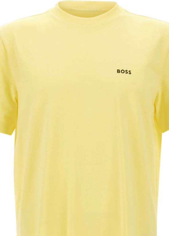 26SS 보스 반팔 티셔츠 50506373 YELLOW - BOSS