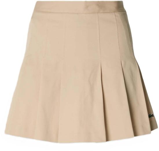 26SS 라코스테 숏 스커트 JF8001X6F BEIGE
