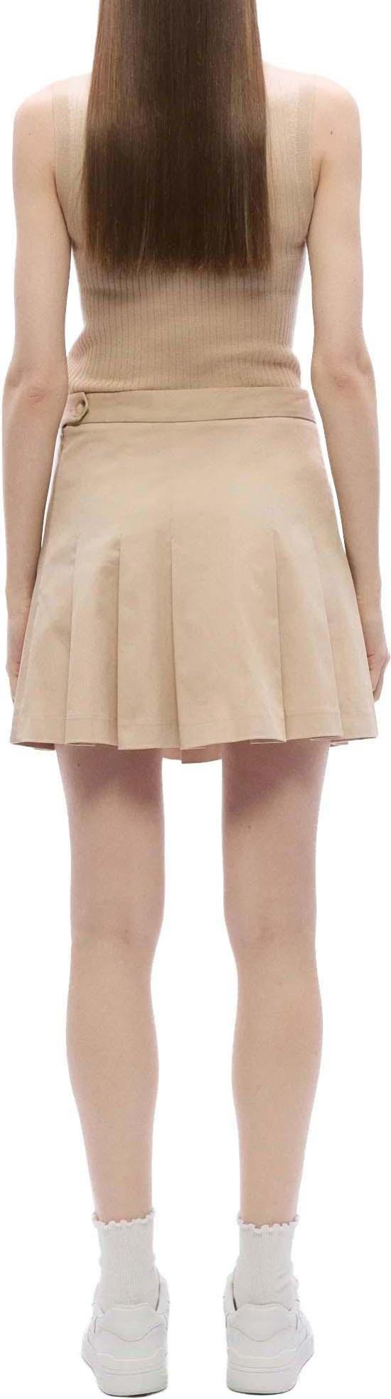 26SS 라코스테 숏 스커트 JF8001X6F BEIGE - LACOSTE