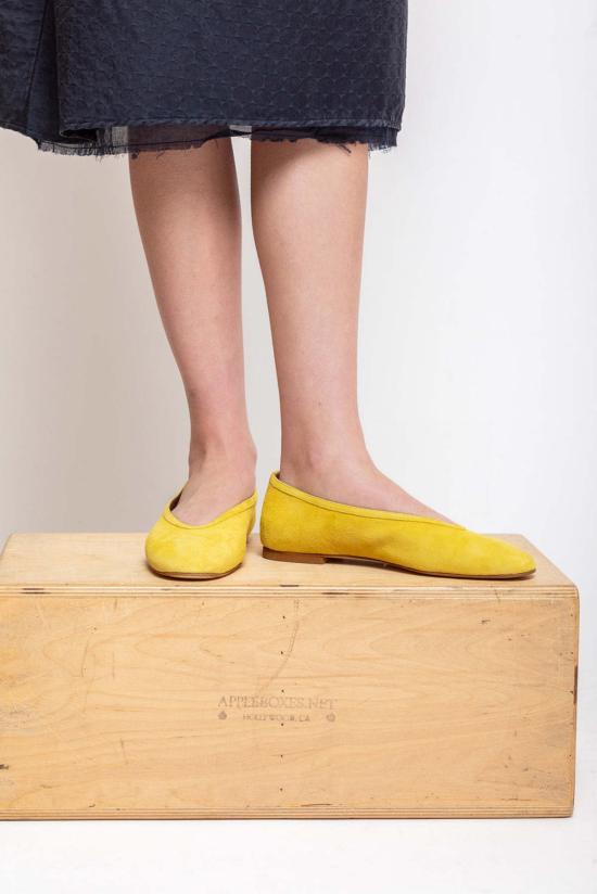  Casa Isota 플랫 슈즈 카사 이소타 다프네 스웨이드 플랫 카멜로 - OTHER BRANDS