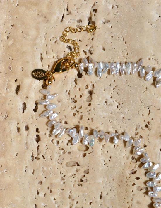  Punkwasp 목걸이/팬던트 펑크와스프 가시 진주 목걸이 금색 - OTHER BRANDS