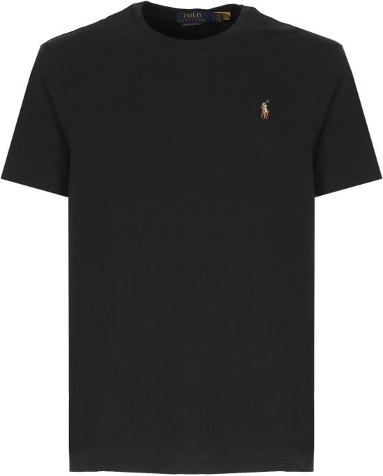 26SS 랄프 로렌 반팔 티셔츠 710740727001 BLACK