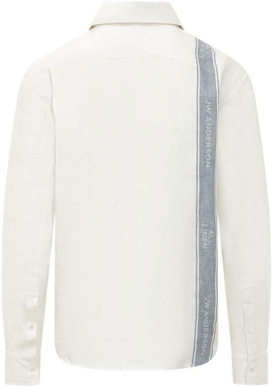 26SS JW앤더슨 긴팔 셔츠 SH0385PG1898614 WHITE - JW ANDERSON