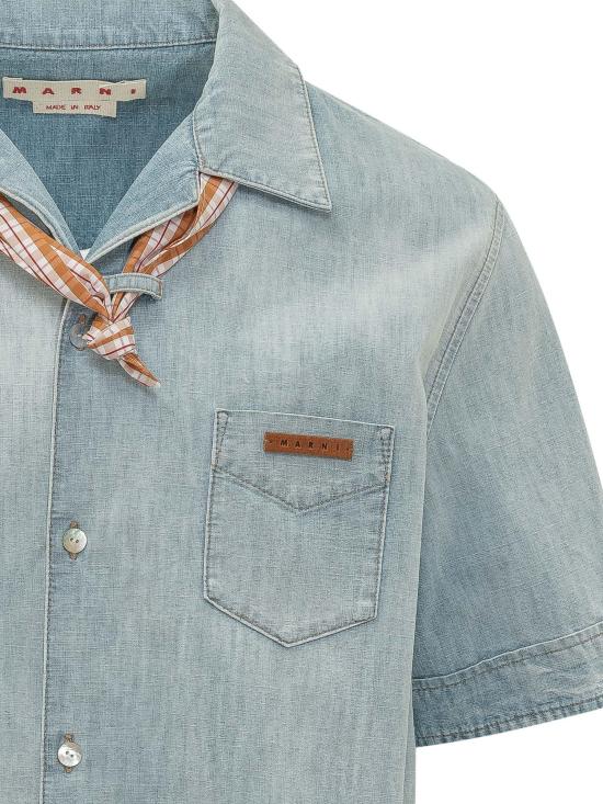 26SS 마르니 데님 셔츠 CUJU0034Q0USCZ1200B15 LICHTBLUE - MARNI