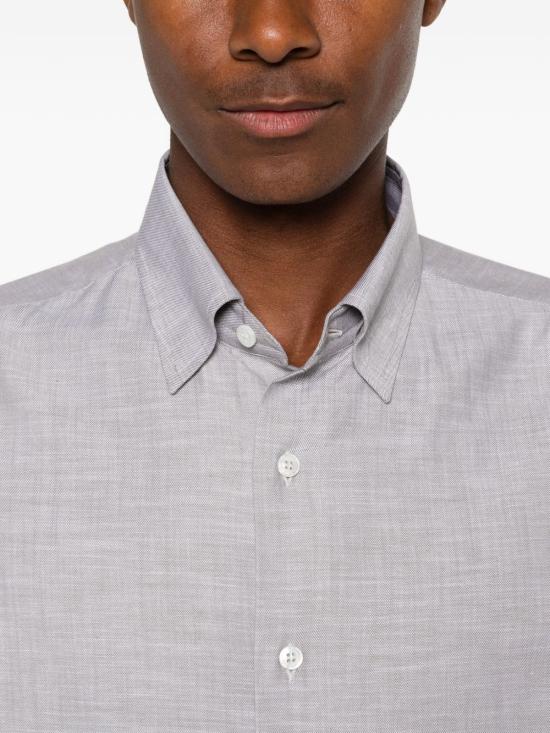 26SS 브리오니 긴팔 셔츠 SCAY0L PC0132800 Tortora - BRIONI