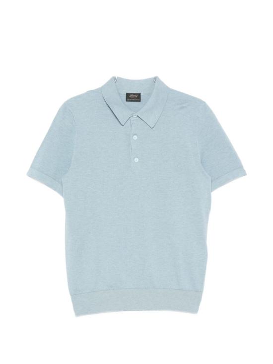 26SS 브리오니 폴로 티셔츠 UMR20O P0K154712 Azzurro