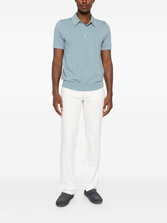 26SS 브리오니 폴로 티셔츠 UMR20O P0K154712 Azzurro - BRIONI