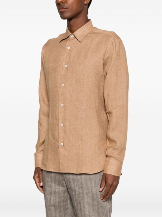 26SS 브리오니 긴팔 셔츠 SCAY0L P91119696 Beige - BRIONI