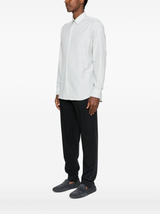 26SS 브리오니 긴팔 셔츠 SCAY0L PC0133400 Verde - BRIONI