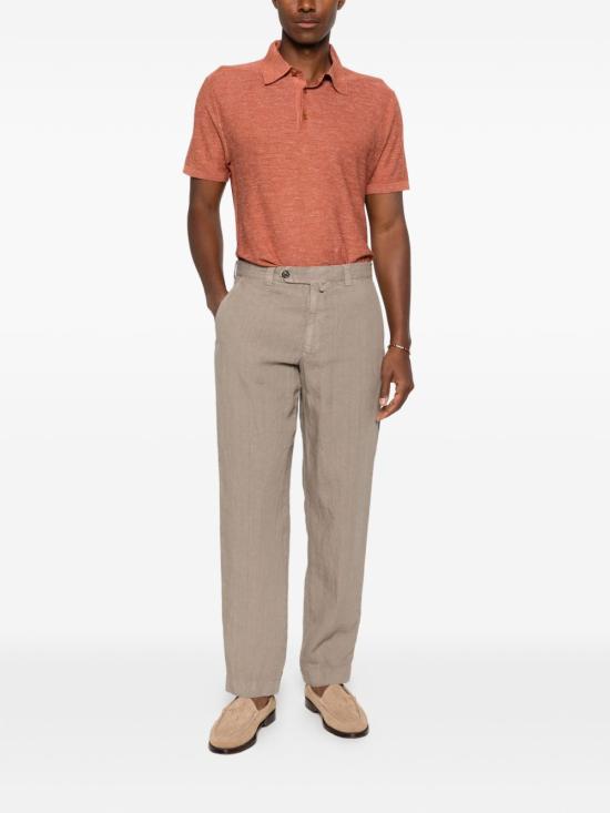 26SS 브리오니 폴로 티셔츠 UMR20O PDK146300 Arancio - BRIONI