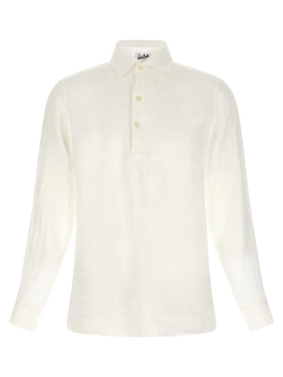 26SS 세인트바쓰 폴로 티셔츠 RAPHAELPOLOLONGLINEN01WHITE White