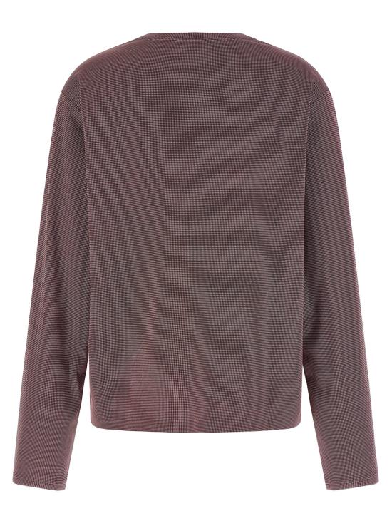 26SS 미우미우 긴팔 티셔츠 MJLA47SOOO19J4F0X97 Bordeaux - MIU MIU
