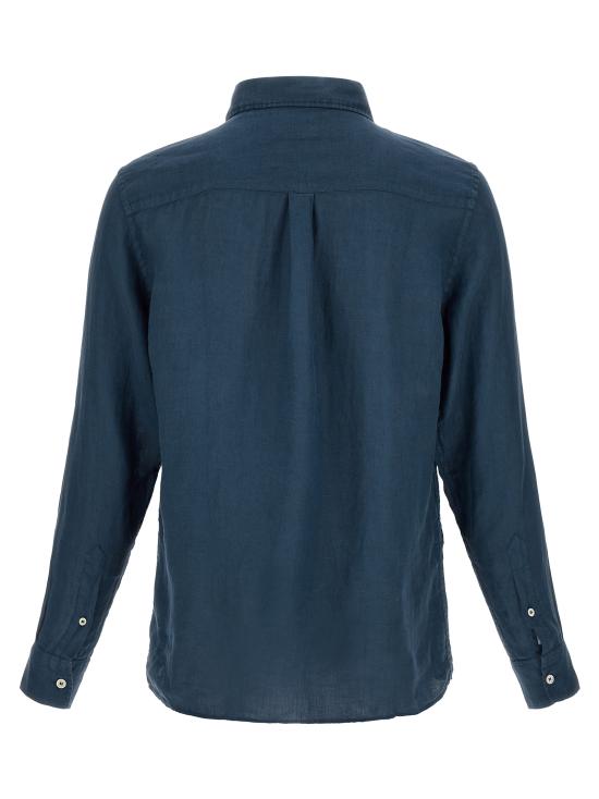 26SS 세인트바쓰 폴로 티셔츠 RAPHAELPOLOLONGLINEN61BLUENAVY Blue - MC2 SAINT BARTH