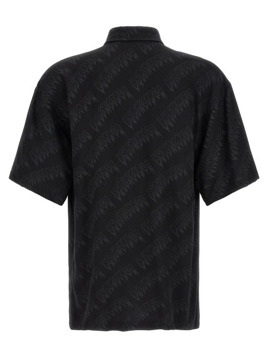 26SS 발렌시아가 긴팔 셔츠 871407TUL021069 Black - BALENCIAGA