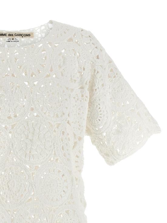 26SS 꼼데가르송 반팔 티셔츠 GQN0141 Beige - COMME DES GARCONS