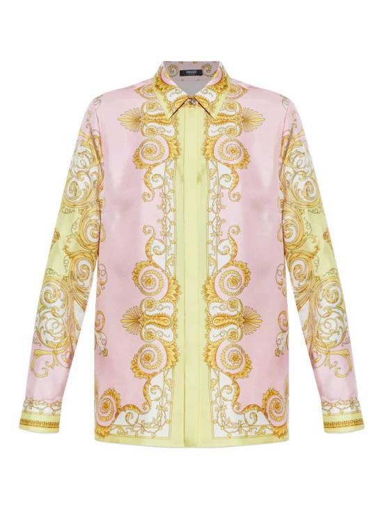 26SS 베르사체 블라우스/셔츠 10013601A17165 5Y590 PALE YELLOW ROSE QUARTZ