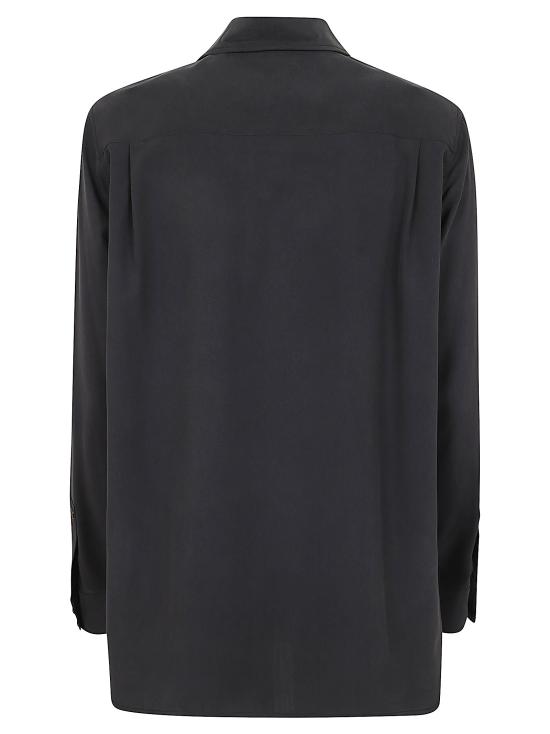 26SS 막스마라 시아마세 실크 셔츠 2611111151600 010 BLU MARINO - MAX MARA