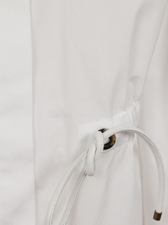 26SS 막스마라 Tazzina 드로스트링 셔츠 2611111052600 001 BIANCO OTTICO - MAX MARA