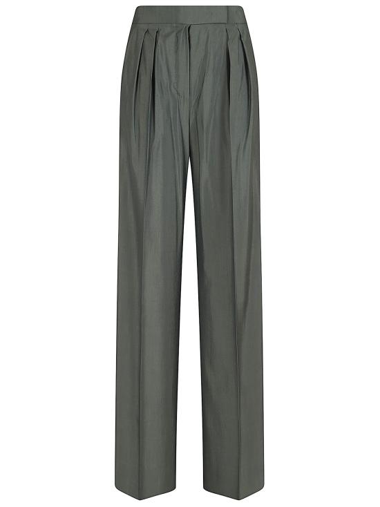 26SS 막스마라 지알로 와이드 팬츠 2611131042600 003 VERDE SCURO