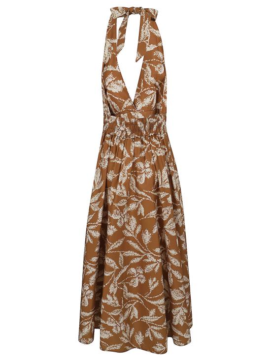 26SS 막스마라 미디 원피스 2611221042600 001 CARAMELLO - MAX MARA