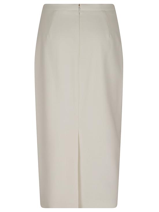 26SS 막스마라 미디 스커트 2611101051600 001 BIANCO AVORIO - MAX MARA