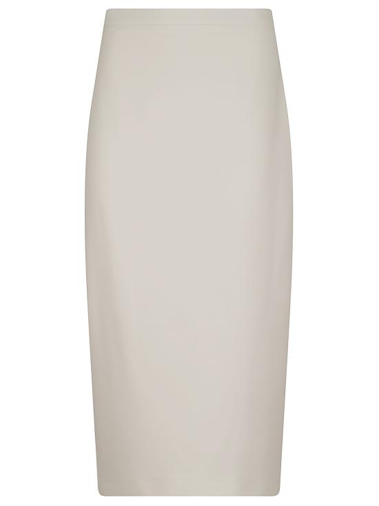 26SS 막스마라 미디 스커트 2611101051600 001 BIANCO AVORIO