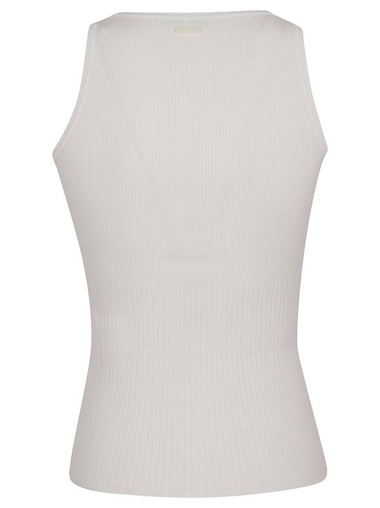 26SS 막스마라 민소매 티셔츠 2611361032600 001 BIANCO OTTICO - MAX MARA