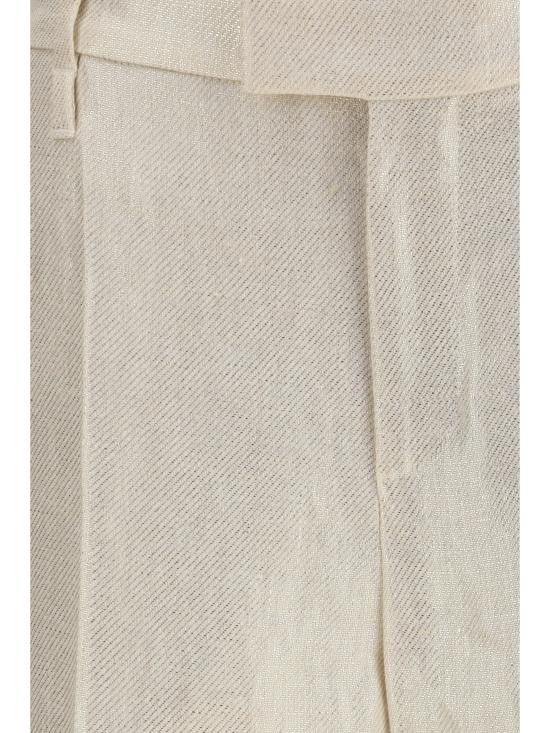 26SS 브루넬로 쿠치넬리 스트레이트 팬츠 ML596P8492 C729 CREAM - BRUNELLO CUCINELLI