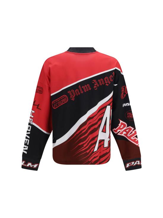 26SS 팜앤젤스 긴팔 티셔츠 PMAB05IS26JER001 2510 RED - PALM ANGELS