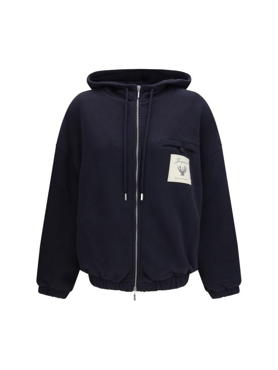 26SS 자크뮈스 후드 티셔츠 HOW00415AJ00262 3EO BLUE