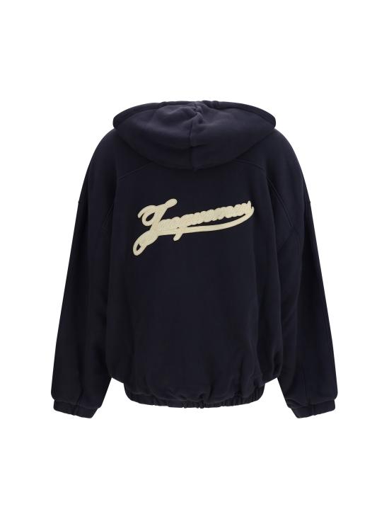 26SS 자크뮈스 후드 티셔츠 HOW00415AJ00262 3EO BLUE - JACQUEMUS