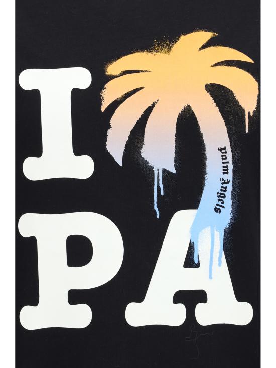 26SS 팜앤젤스 반팔 티셔츠 PMAA109S26JER007 1001 BLACK - PALM ANGELS