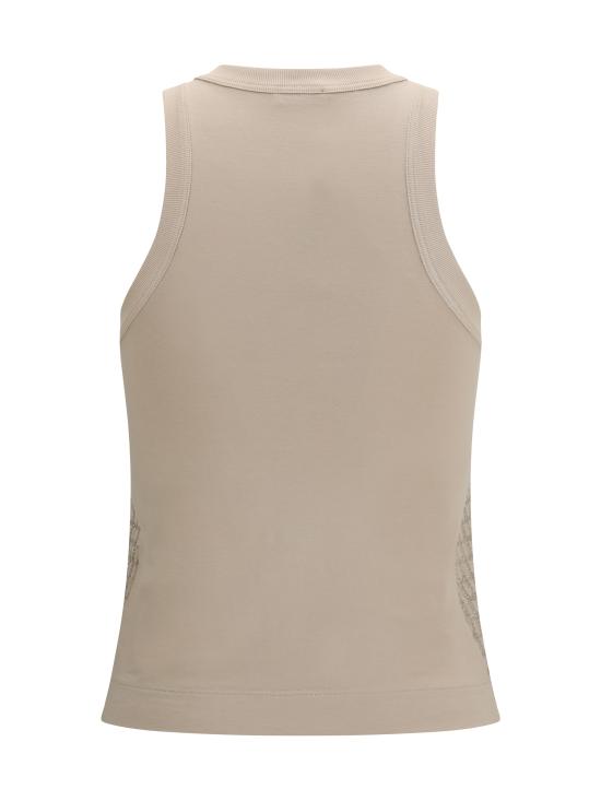 26SS 브루넬로 쿠치넬리 민소매 티셔츠 M0T18HK500 C8539 BEIGE - BRUNELLO CUCINELLI