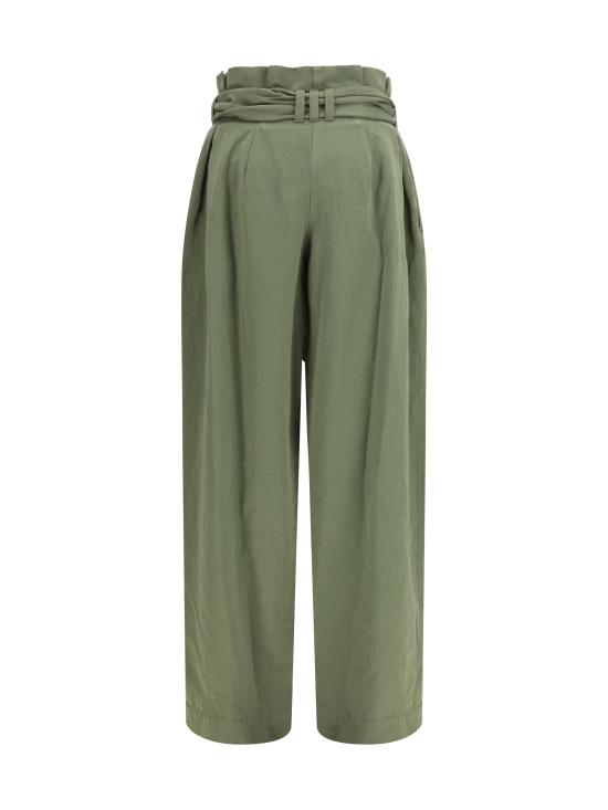 26SS 발망 스트레이트 팬츠 GF0PQ285CG64 7EC GREEN - BALMAIN