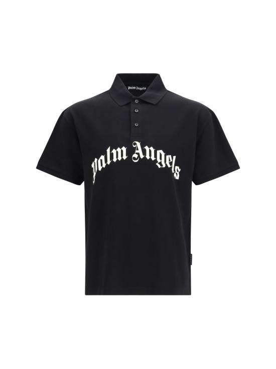 26SS 팜앤젤스 폴로 티셔츠 PMGB012S26FAB002 1003 BLACK