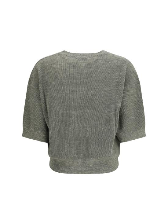 26SS 브루넬로 쿠치넬리 스웨터 M8Q257100 C6896 GREEN - BRUNELLO CUCINELLI