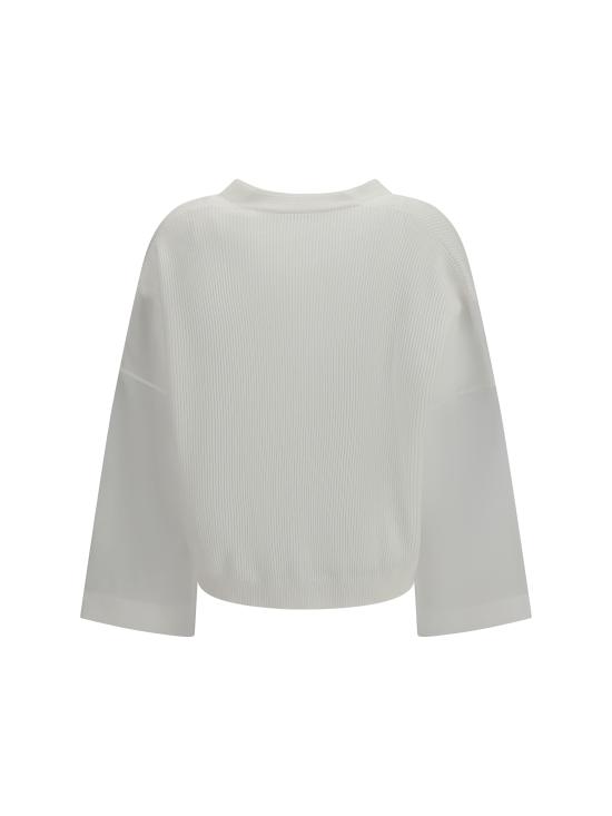 26SS 브루넬로 쿠치넬리 스웨터 M19259516 C2723 WHITE - BRUNELLO CUCINELLI