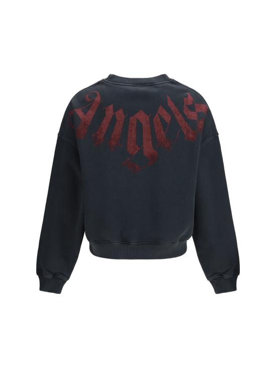 26SS 팜앤젤스 후드 티셔츠 PMBA08JS26FLE001 1028 BLACK - PALM ANGELS