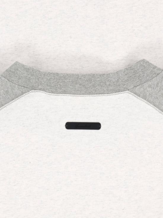 26SS 피어오브갓 반팔 티셔츠 125SP264062F OATMEAL CONCRETE HEATHER Grey - FEAR OF GOD